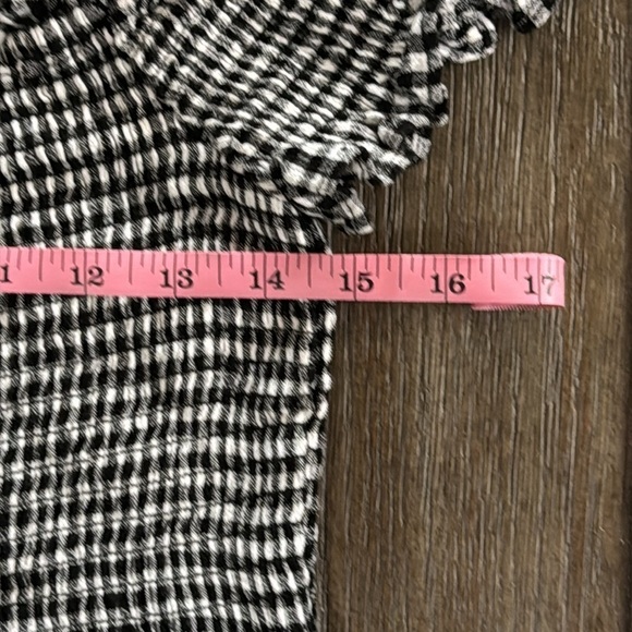 BARDOT Cindy Gingham Off the Shoulder Midi Dress - Picture 14 of 15